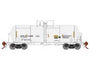 Athearn Genesis G25628 HO Scale 13,600 Gallon Acid Tank Car "Reflective Stripes" White UTLX 11696