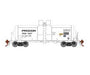 Athearn Genesis G25644 HO Scale 13,600 Gallon Acid Tank Car Procor PROX 16537