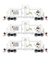 Athearn Genesis G25750 HO Scale 13,000 Gallon Acid Tank Car Grupo Mexico MDCX 3 Pack