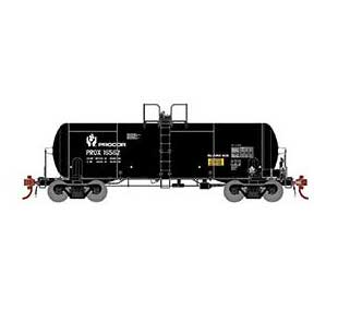 Athearn Genesis G25755 HO Scale 13,000 Gallon Acid Tank Car Procor "Black" PROX 16562