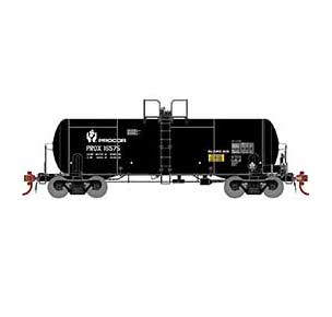 Athearn Genesis G25756 HO Scale 13,000 Gallon Acid Tank Car Procor "Black" PROX 16575