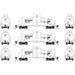 Athearn Genesis G25762 HO Scale 13,000 Gallon Acid Tank Car Procor "White" PROX 3 Pack