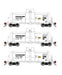 Athearn Genesis G25762 HO Scale 13,000 Gallon Acid Tank Car Procor "White" PROX 3 Pack