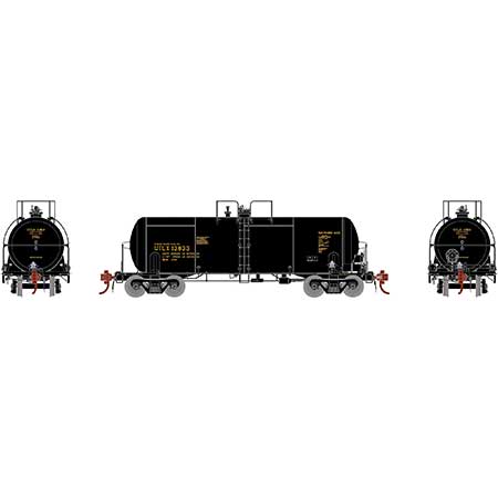 Athearn Genesis G25764 HO Scale 13,000 Gallon Acid Tank Car "Black" UTLX 13833
