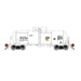 Athearn Genesis G25768 HO Scale 13,000 Gallon Acid Tank Car "White" UTLX 11745