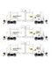 Athearn Genesis G25770 HO Scale 13,000 Gallon Acid Tank Car "White" UTLX 3 Pack