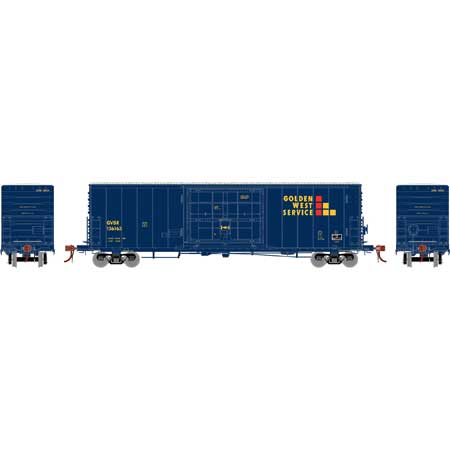 Athearn Genesis G26837 HO Scale 50' PC&F Boxcar Golden West Service GVSR 136163