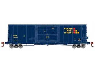 Athearn Genesis G26838 HO Scale 50' PC&F Boxcar Golden West Service GVSR 136195