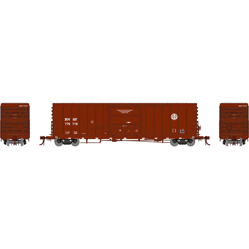 Athearn Genesis G26884 HO Scale 50' PC&F Ext. Post Boxcar BNSF 779718