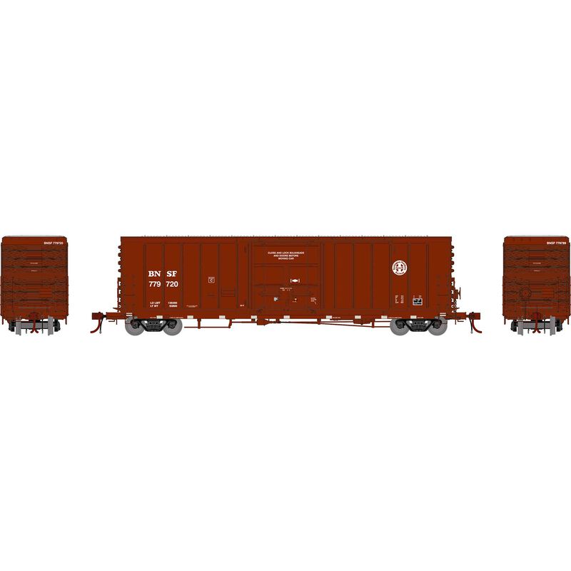 Athearn Genesis G26885 HO Scale 50' PC&F Ext. Post Boxcar BNSF 779720