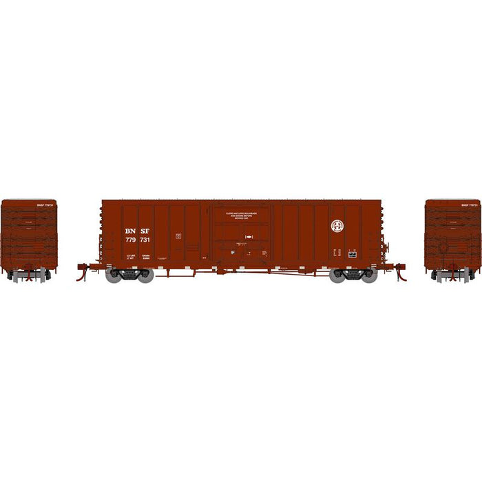 Athearn Genesis G26886 HO Scale 50' PC&F Ext. Post Boxcar BNSF 779731