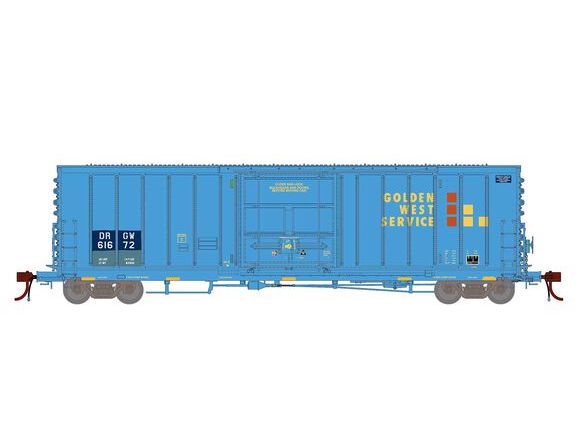Athearn Genesis G26888 HO Scale 50' PC&F Ext. Post Boxcar Primed For Grime Ex-GWS D&RGW 61672