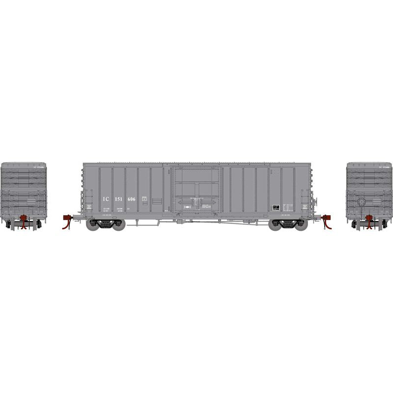 Athearn Genesis G26890 HO Scale 50' PC&F Ext. Post Boxcar Illinois Central IC 151606