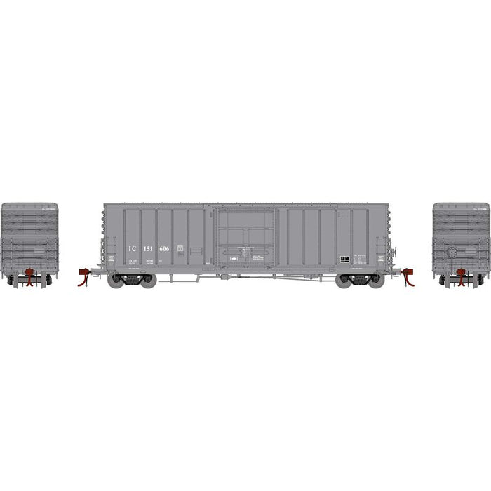 Athearn Genesis G26890 HO Scale 50' PC&F Ext. Post Boxcar Illinois Central IC 151606
