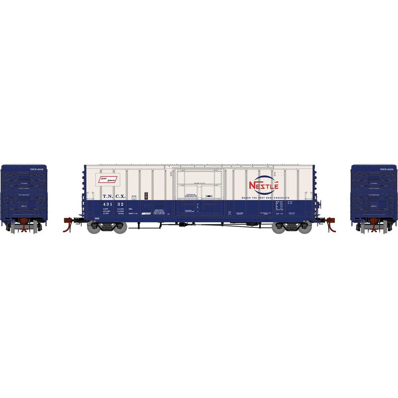 Athearn Genesis G26893 HO Scale 50' PC&F Ext. Post Boxcar Nestle TNCX 43132