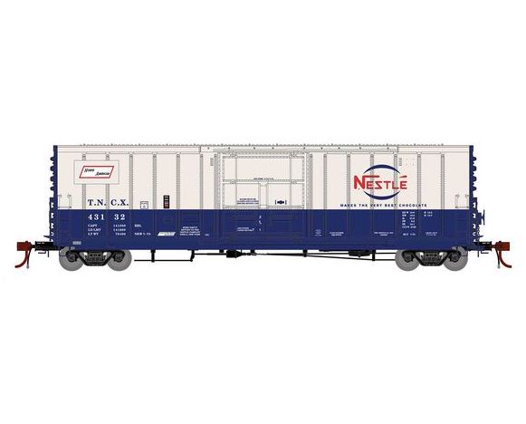 Athearn Genesis G26893 HO Scale 50' PC&F Ext. Post Boxcar Nestle TNCX 43132