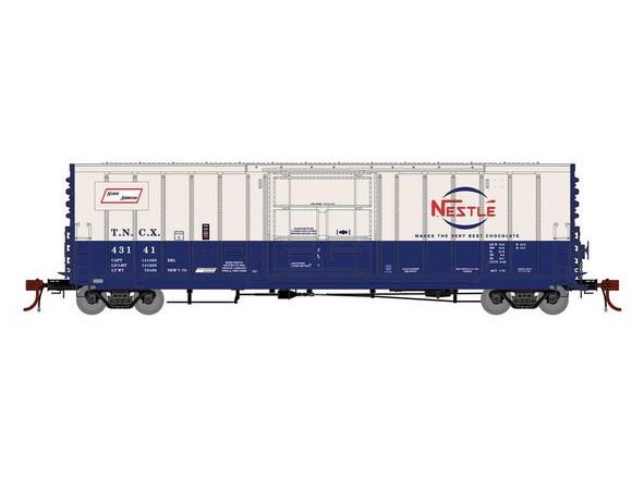 Athearn Genesis G26895 HO Scale 50' PC&F Ext. Post Boxcar Nestle TNCX 43141