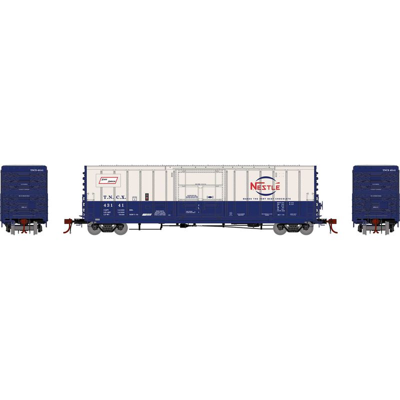 Athearn Genesis G26895 HO Scale 50' PC&F Ext. Post Boxcar Nestle TNCX 43141