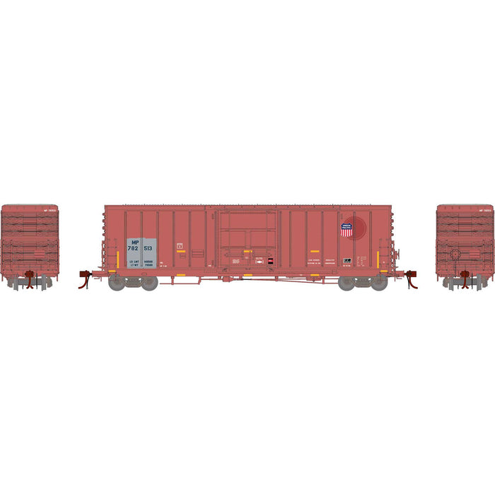Athearn Genesis G26898 HO Scale 50' PC&F Ext Post Boxcar Primed for Grime UP/MP 782513