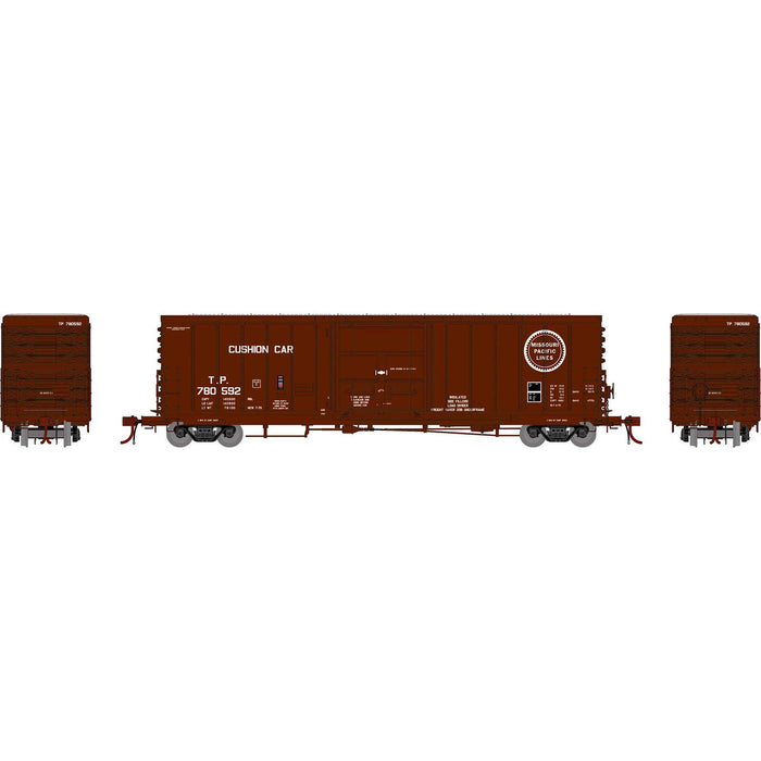 Athearn Genesis G26899 HO Scale 50' PC&F Ext. Post Boxcar Texas & Pacific TP 780592