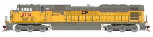 Athearn Genesis G27381 HO Scale EMD SD90MAC "ex-UP" Canadian Pacific CP 3712 DCC Sound