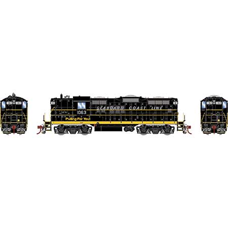 Athearn Genesis G30732 HO Scale EMD GP18 Seaboard Coast Line SCL 1063 DCC and Sound