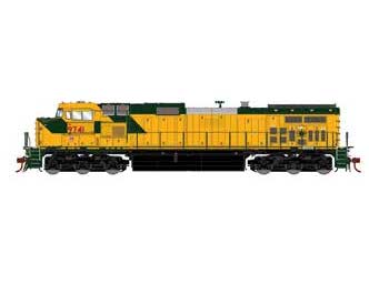 Athearn Genesis G31563 HO Scale Dash 9-44CW Ex C&NW UP 9741 DCC Sound