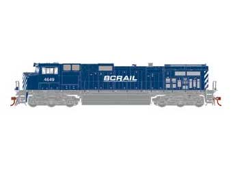 Athearn Genesis G31664 HO Scale Dash 9-44CW British Columbia BCOL 4649 DCC Sound