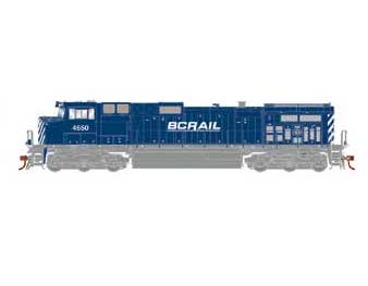 Athearn Genesis G31665 HO Scale Dash 9-44CW British Columbia BCOL 4650 DCC Sound