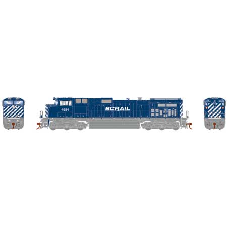 Athearn Genesis G31666 HO Scale Dash 9-44CW British Columbia BCOL 4654 DCC Sound