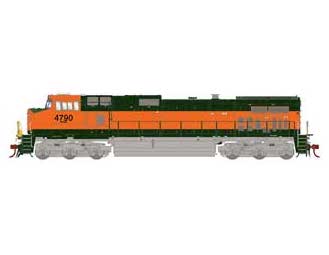 Athearn Genesis G31668 HO Scale Dash 9-44CW BNSF 4790 DCC Sound