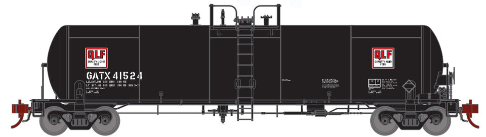 Athearn Genesis G40184 HO Scale GATC 20,000 Gal Tank Car QLF GATX 41536