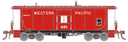 Athearn Genesis G63030 HO Scale 481 Class Bay Window Caboose with Lights WP 481 - NOS