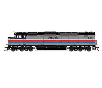 Athearn Genesis G64120 HO Scale EMD SDP40F Diesel Amtrak 611