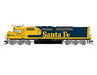 Athearn Genesis G64123 HO Scale EMD SDP40F Diesel Santa Fe ATSF 5256