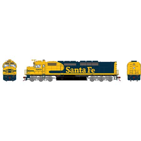 Athearn Genesis G64124 HO Scale EMD SDP40F Diesel Santa Fe ATSF 5260