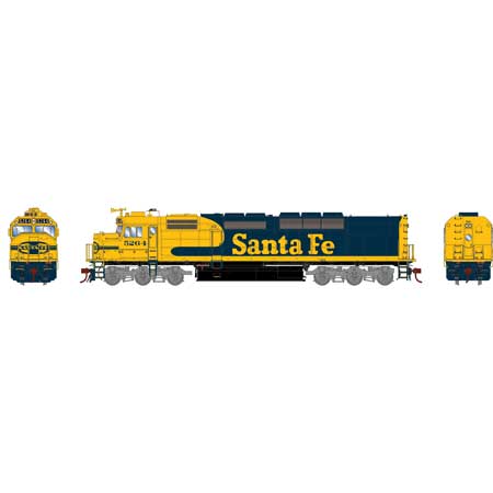 Athearn Genesis G64125 HO Scale EMD SDP40F Diesel Santa Fe ATSF 5264