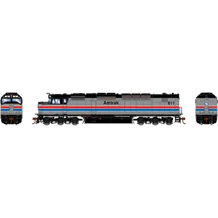 Athearn Genesis G64220 HO Scale EMD SDP40F Diesel Amtrak 611 DCC Sound
