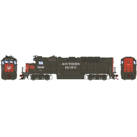 Athearn Genesis G64835 HO Scale GP40P-2 Southern Pacific "Speed" SP 7600
