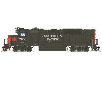 Athearn Genesis G64935 HO Scale GP40P-2 Southern Pacific "Speed" SP 7600 DCC & Sound