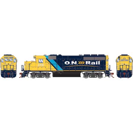 Athearn Genesis G64940 HO Scale GP40-2 Ontario Northland ONT 2202 DCC & Sound