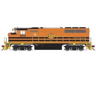 Athearn Genesis G64941 HO Scale GP40-2L Quebec-Gatineau Railway QGRY 3014 DCC & Sound