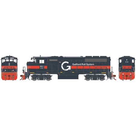 Athearn Genesis G64944 HO Scale GP40-2L Guilford MEC 514 DCC & Sound