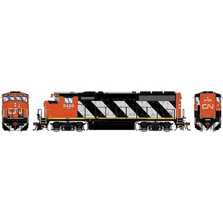 Athearn Genesis G65083 HO Scale GP40-2L Canadian National CN 9486
