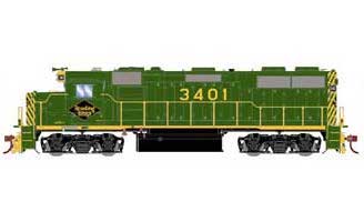 Athearn Genesis G65623 HO EMD GP39-2 Reading RDG 3401 with DCC and Sound
