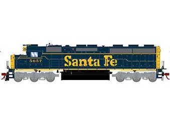 Athearn Genesis G65809 HO Scale EMD SD45-2 Santa Fe ATSF 5657 DCC Sound