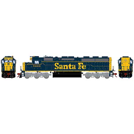 Athearn Genesis G65812 HO Scale EMD SD45-2 Santa Fe ATSF 5660 DCC Sound