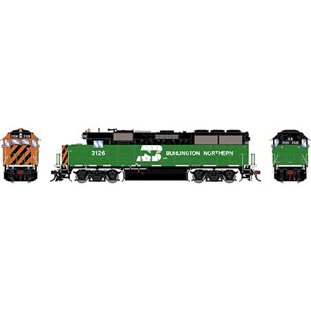 Athearn Genesis G65825 HO Scale EMD GP50 Burlington Northern BN 3126