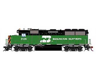 Athearn Genesis G65825 HO Scale EMD GP50 Burlington Northern BN 3126