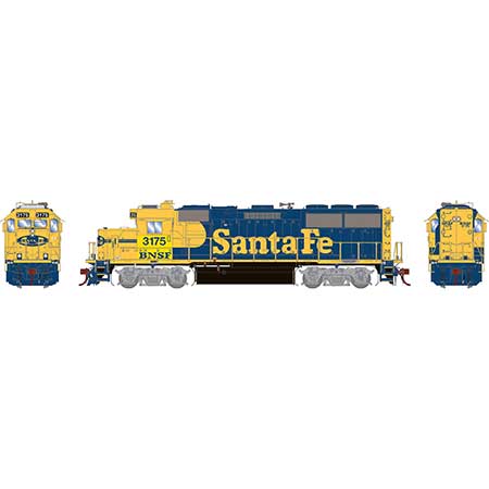 Athearn Genesis G65827 HO Scale EMD GP50 Ex Santa Fe BNSF 3175